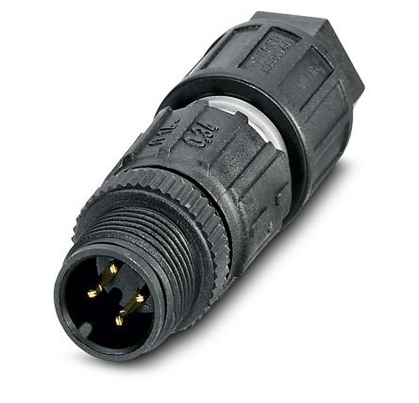Phoenix Contact Circular Connector, 4 Contacts, Cable, M12 Connector, Plug, Male, IP65, IP67, SACC Series