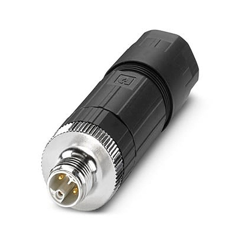 Phoenix Contact Connector, 5 Contacts, Screw, M12 Connector, Plug, Male, IP67, SACC Series