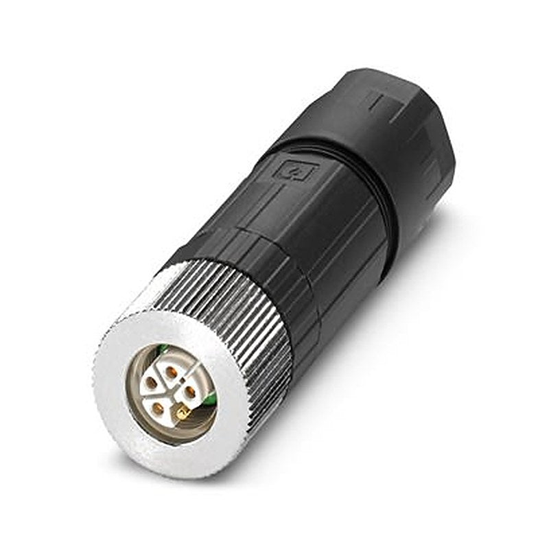 Phoenix Contact Connector, 5 Contacts, Screw, M12 Connector, Socket, Female, IP67, SACC Series