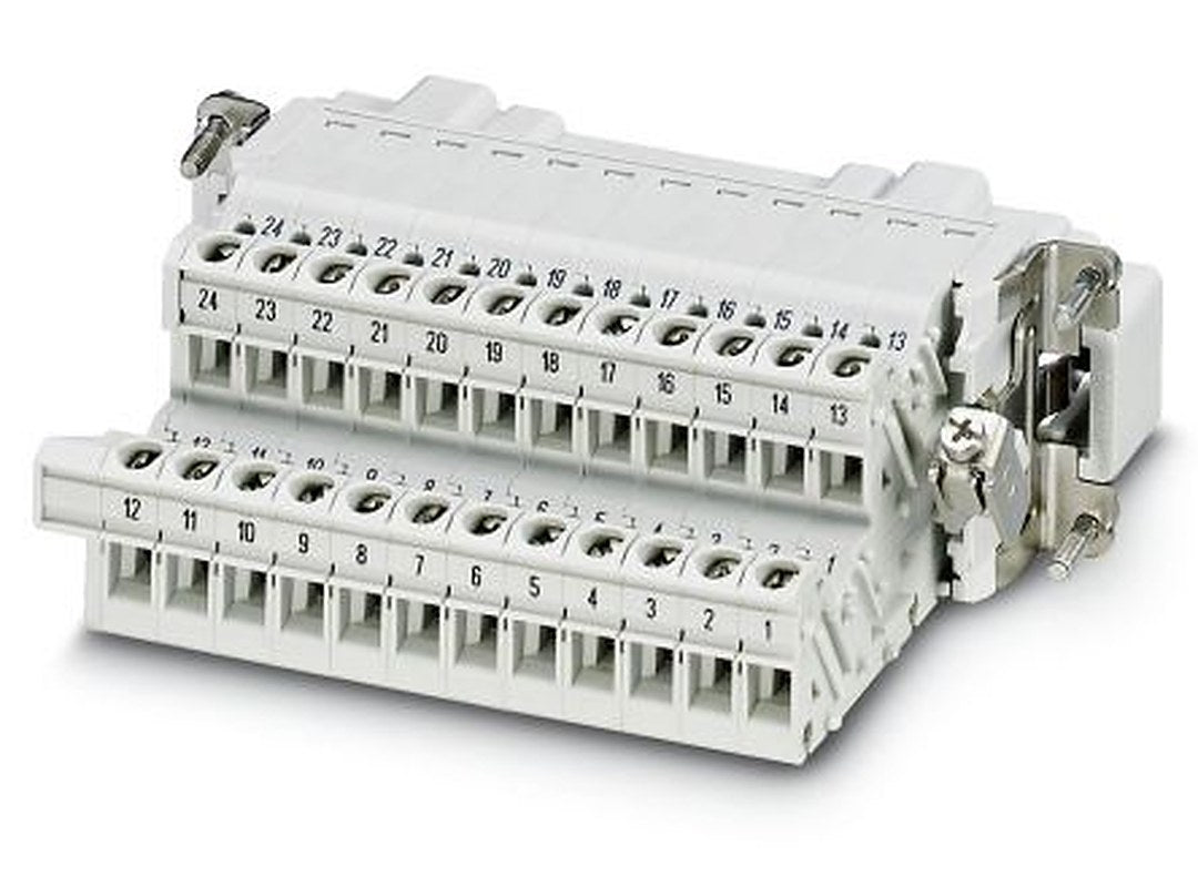 Phoenix Contact B24 Series Power Adapter, 24-Contact, 2 Row, 1648060