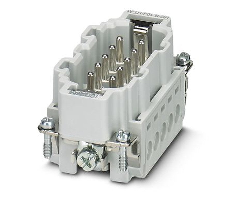 Phoenix Contact HEAVYCON B10 Series Heavy Duty Power Connector Insert, 10-Contact, 2 Row, 1648173