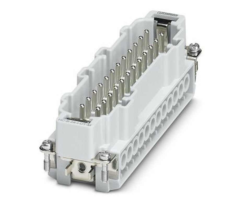 Phoenix Contact HEAVYCON B24 Series Heavy Duty Power Connector Insert, 24-Contact, 2 Row, 1648296