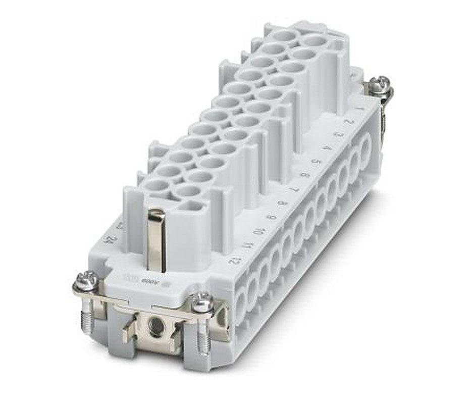Phoenix Contact HEAVYCON B24 Series Heavy Duty Power Connector Insert, 24-Contact, 2 Row, 1648306