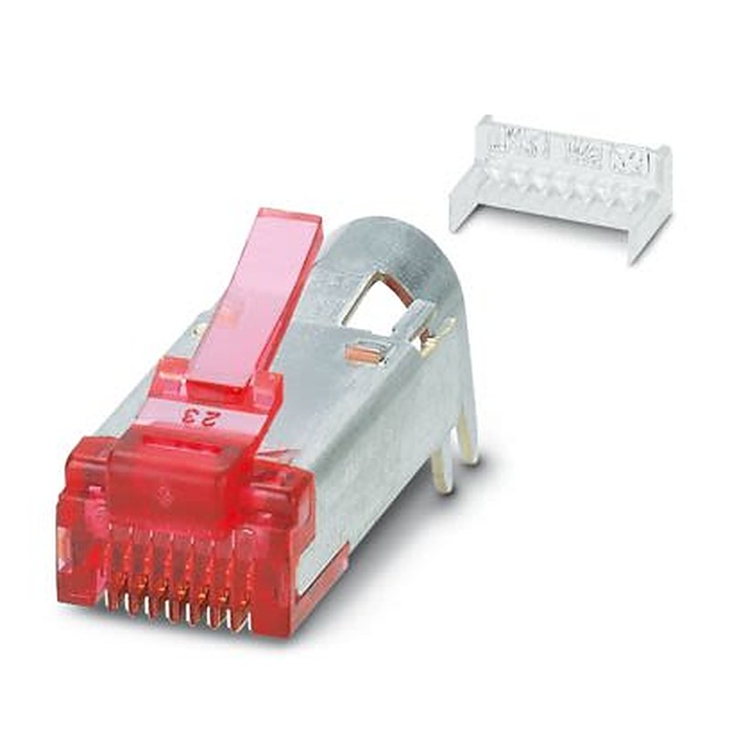 Phoenix Contact VS-08-ST-H21-RJ45 Series RJ45 Connector Male, Through Hole, Cat6 Shielded Straight 8 Way