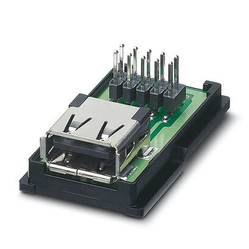 Phoenix Contact Horizontal, Panel Female- 4 Port Type USB Type A IP20 USB Connector USB Type A