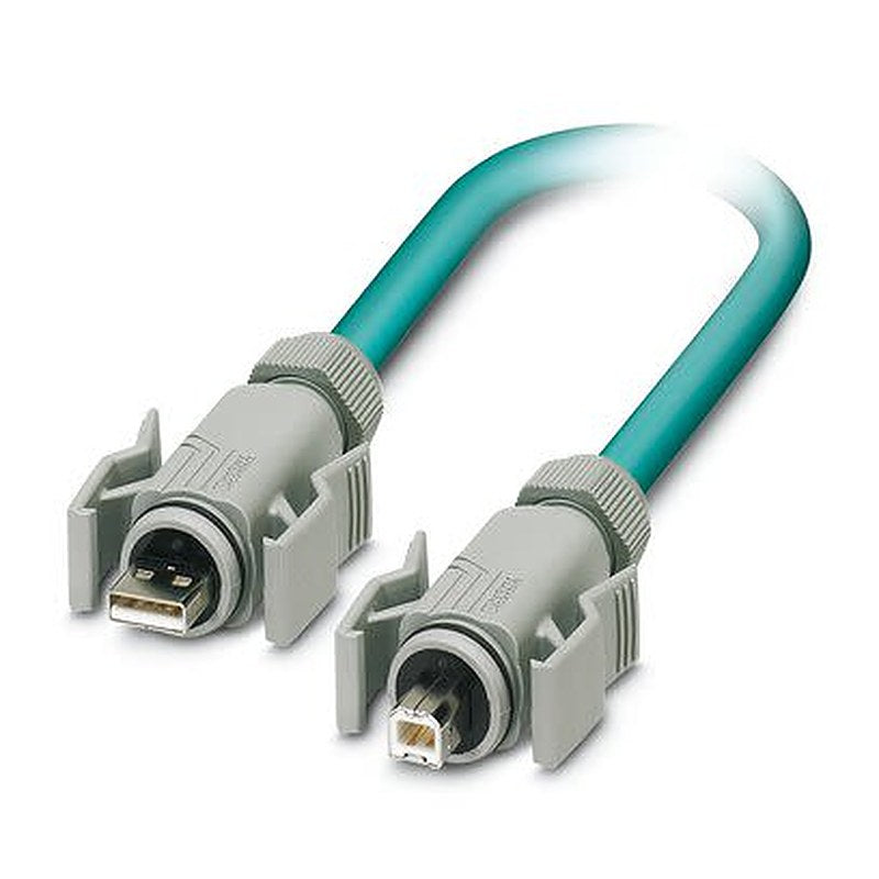 Phoenix Contact USB, 5 m Ethernet Cable, Blue Screened Polyurethane Sheath