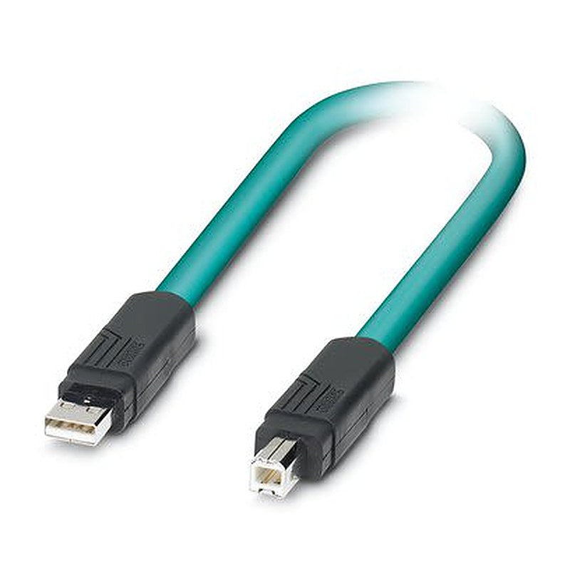 Phoenix Contact USB, 5 m Ethernet Cable, Blue Screened Polyurethane Sheath