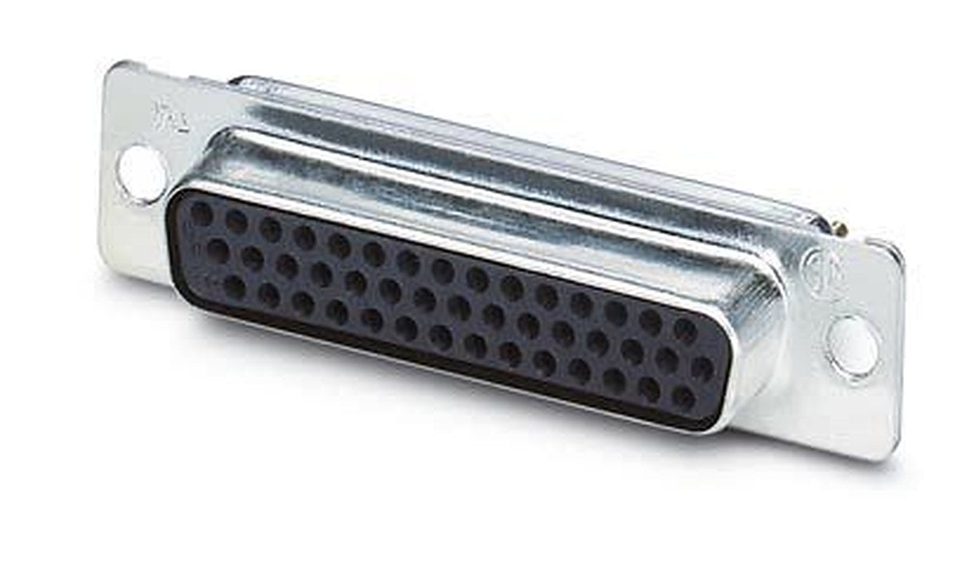 Phoenix Contact 44 Way Straight 1.98 mm Pitch Panel Mount D-Sub Connector, with 3 mm Mount Hole Female