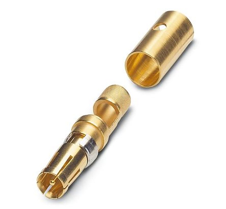 Phoenix Contact, VS-ST-KX-50-RG58 Series, Female Solder Cup D-Sub Connector Coaxial Contact, Gold Plated Socket 18 AWG