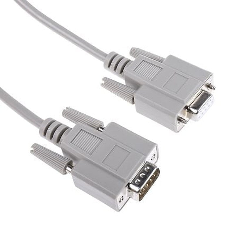 Phoenix Contact Male D-Sub 9-Pin to Female DB9 Serial Cable, 5 m Polyvinyl Chloride, VS-09-DSUB-20-LI-5.0 Series