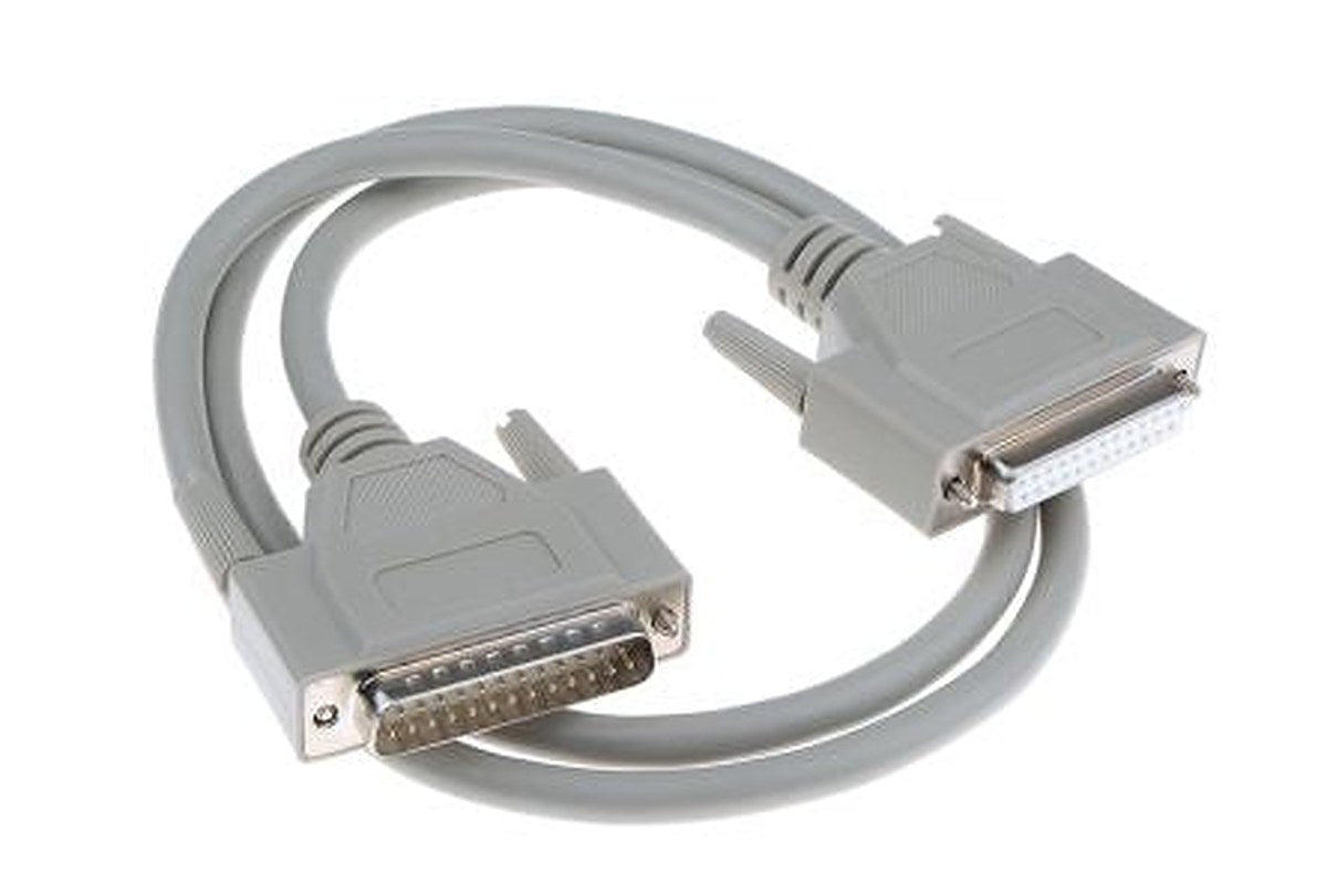 Phoenix Contact Male D-Sub 25-Pin to Female DB25 Serial Cable, 1 m Polyvinyl Chloride, VS-25-DSUB-20-LI-1.0 Series