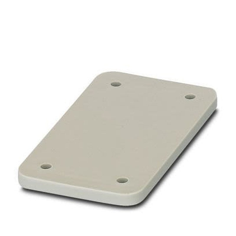 Phoenix Contact Polyamide Cover Plate, 52mm W, 86 mm L for Use with Panel Cutouts