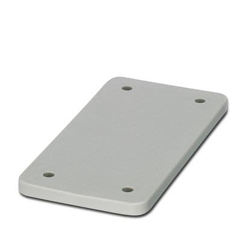 Phoenix Contact Polyamide Cover Plate Type B10/HV3, 52mm W, 103 mm L for Use with Panel Cutouts