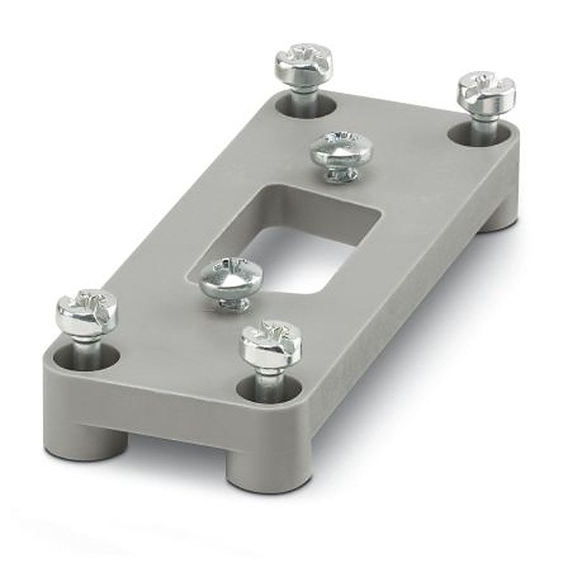 Phoenix Contact Adapter Plate, HC Series Thread Size M3 4 Way, For Use With Heavy Duty Power Connectors