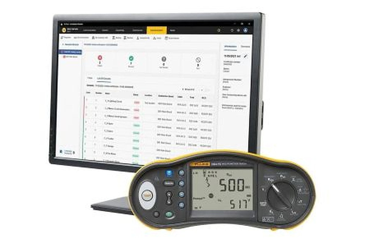 Fluke 1664FC DE Multifunction Tester 1000V Earth Resistance Measurement With USB