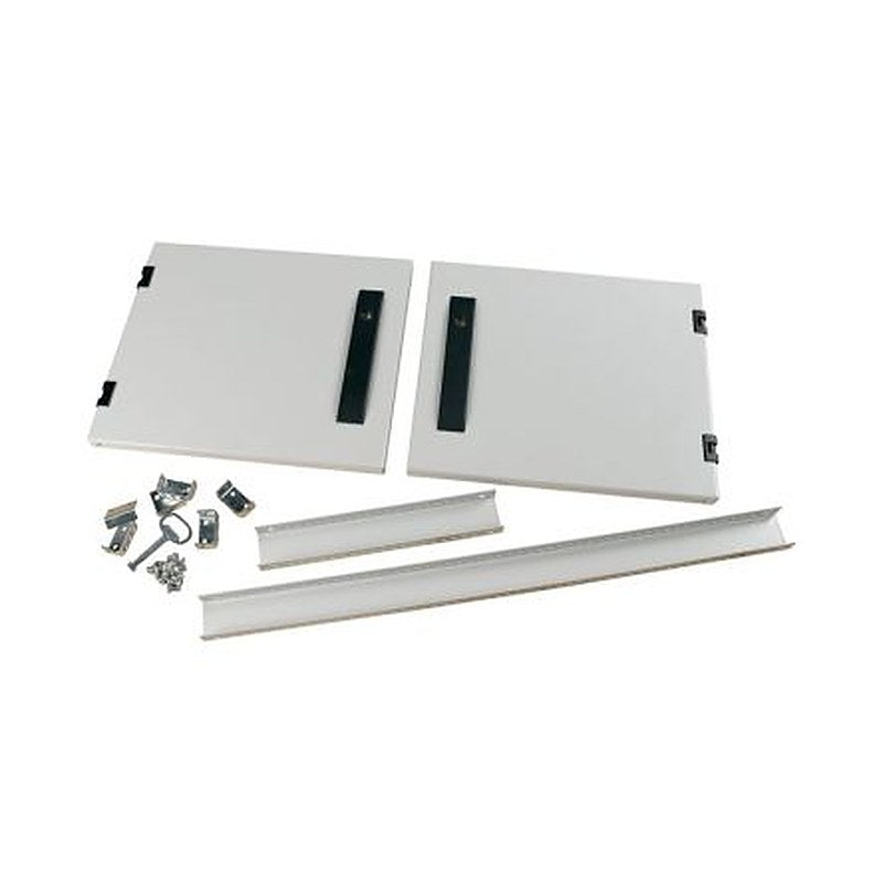 Eaton Lockable Steel Black RAL 7035 Enclosure, 290 mm H, 417mm W, 25 mm D, 25 mm L for Use with Foam Gasket, An