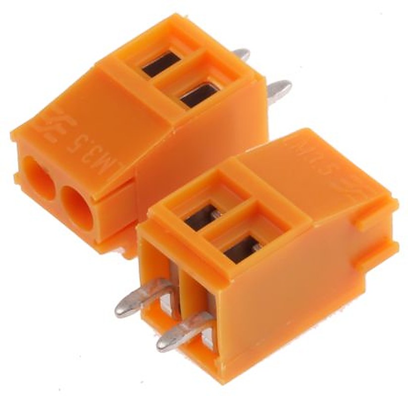 Weidmüller LM Series PCB Terminal Block, 2-Contact, 3.5 mm Pitch, 1 Row, 1667750000