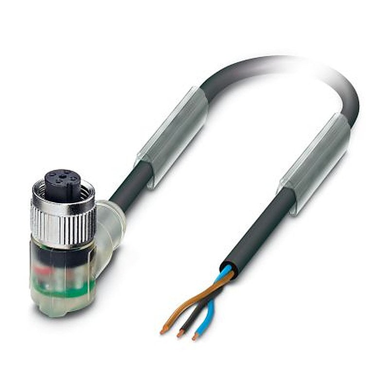 Phoenix Contact Female 3 way M12 to 3 way Unterminated Sensor Actuator Cable, 5 m