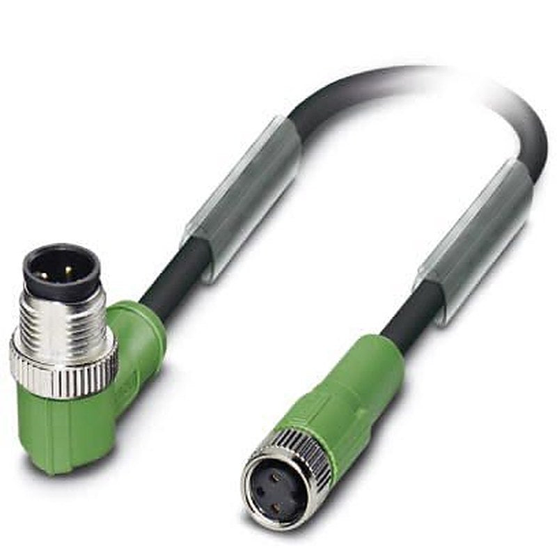 Phoenix Contact Male 3 way M12 to Female 3 way M8, Straight Sensor Actuator Cable, 600 mm