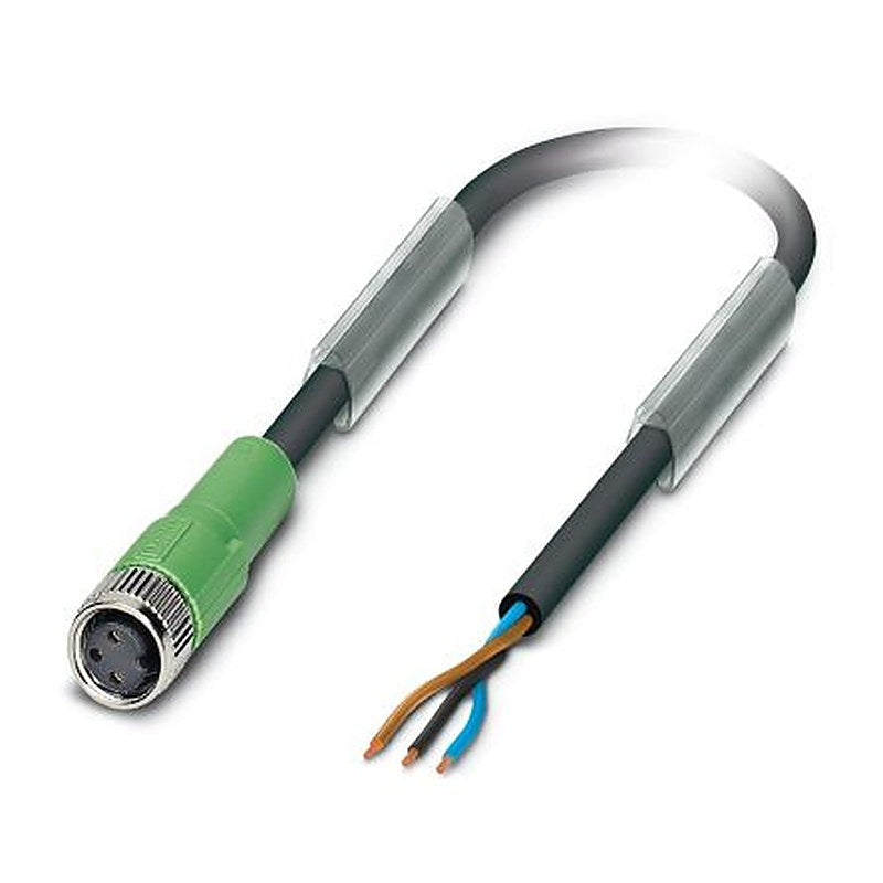 Phoenix Contact Female 3 way Straight to 3 way Unterminated Sensor Actuator Cable, 1.5 m