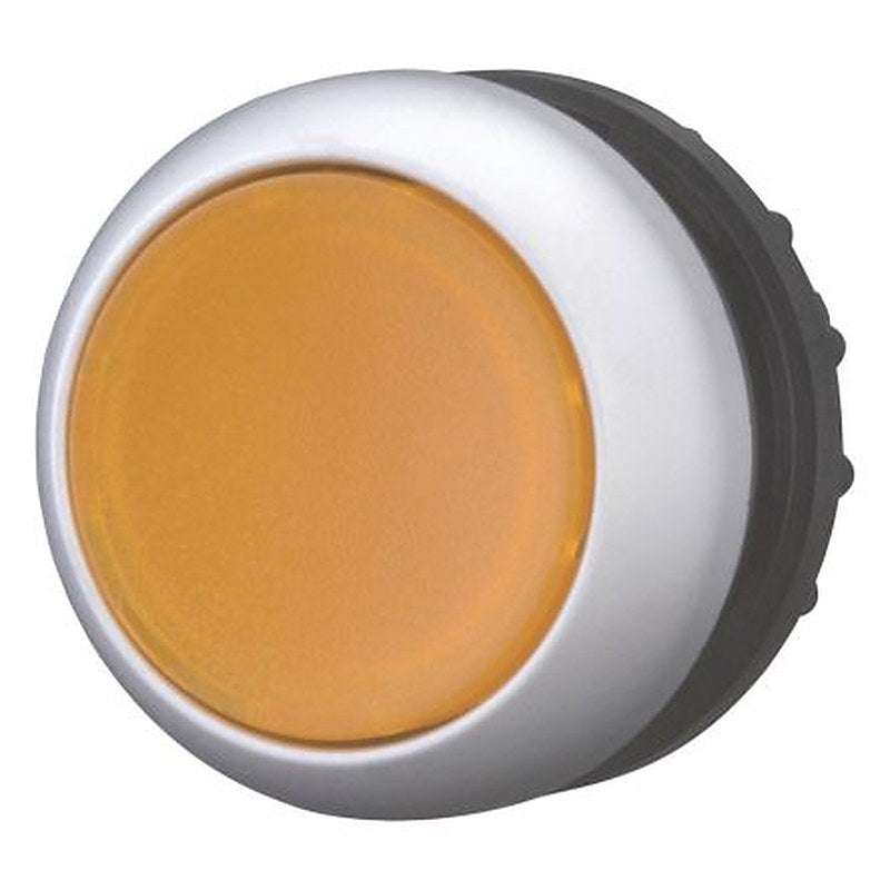 Eaton M22 Series Push Button Switch, Maintained, 22.5 mm Cutout, Orange LED, IP67, IP69K