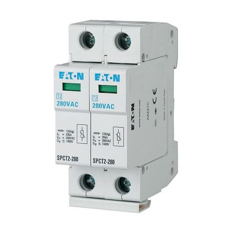 Eaton 1 Phase Surge Protector, 40 kA, 1.4 kV, DIN Rail