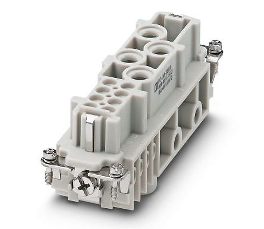 Phoenix Contact HC-K 4/8-EBUS Series Heavy Duty Power Connector Insert, 8-Contact, 2 Row, 1679320