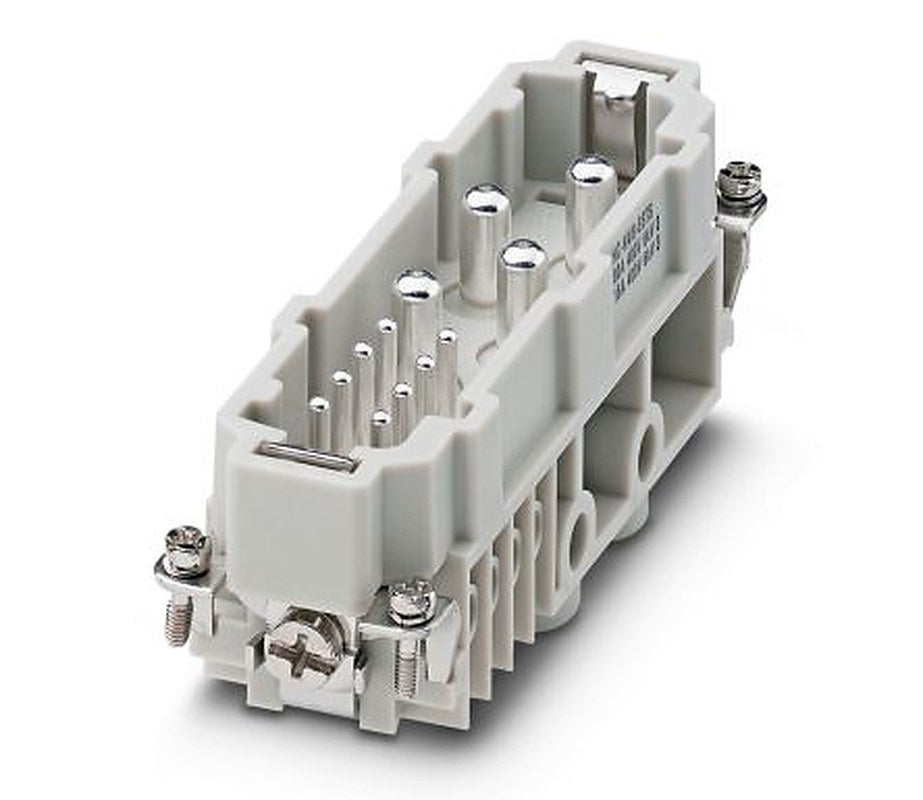Phoenix Contact HC-K 4 Series Heavy Duty Power Connector Insert, 4-Contact, 2 Row, 1679333