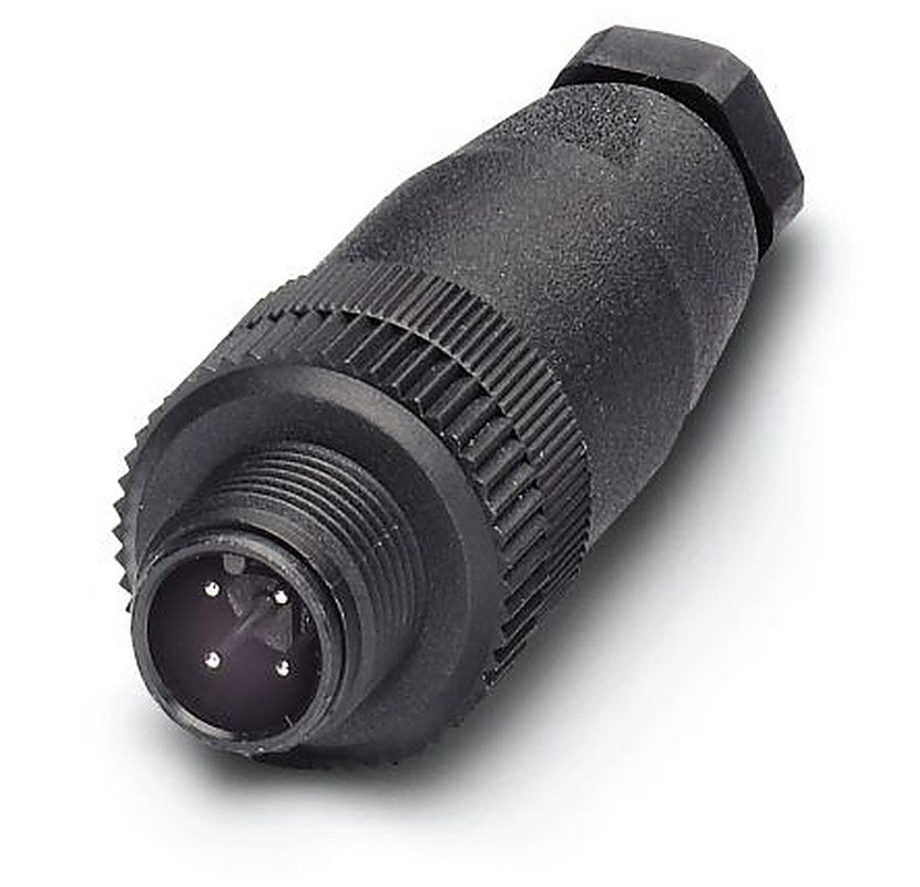 Phoenix Contact Circular Connector, 4 Contacts, Cable, M12 Connector, Plug, Male, IP67, SACC Series