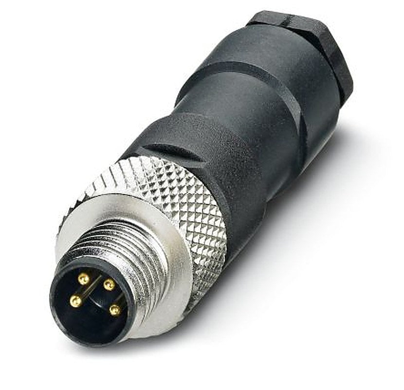 Phoenix Contact Circular Connector, 4 Contacts, Cable, M8 Connector, Plug, Male, IP67, SACC Series