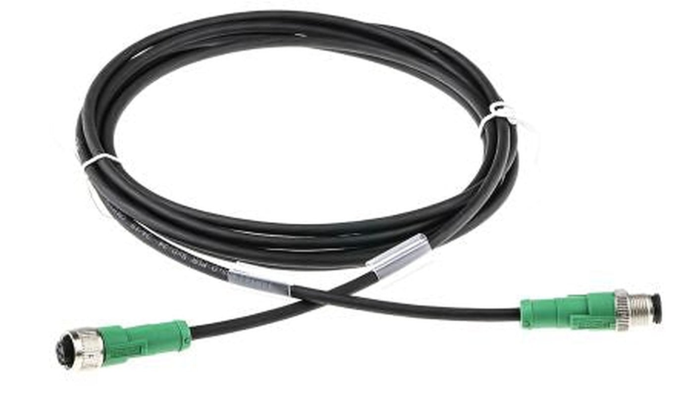 Phoenix Contact Male 5 way M12 to Female 5 way M12 Sensor Actuator Cable, 3 m