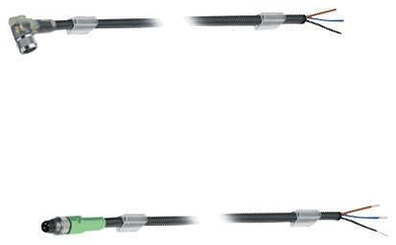 Phoenix Contact Male 4 way Right Angle to 4 way Unterminated Sensor Actuator Cable, 5 m
