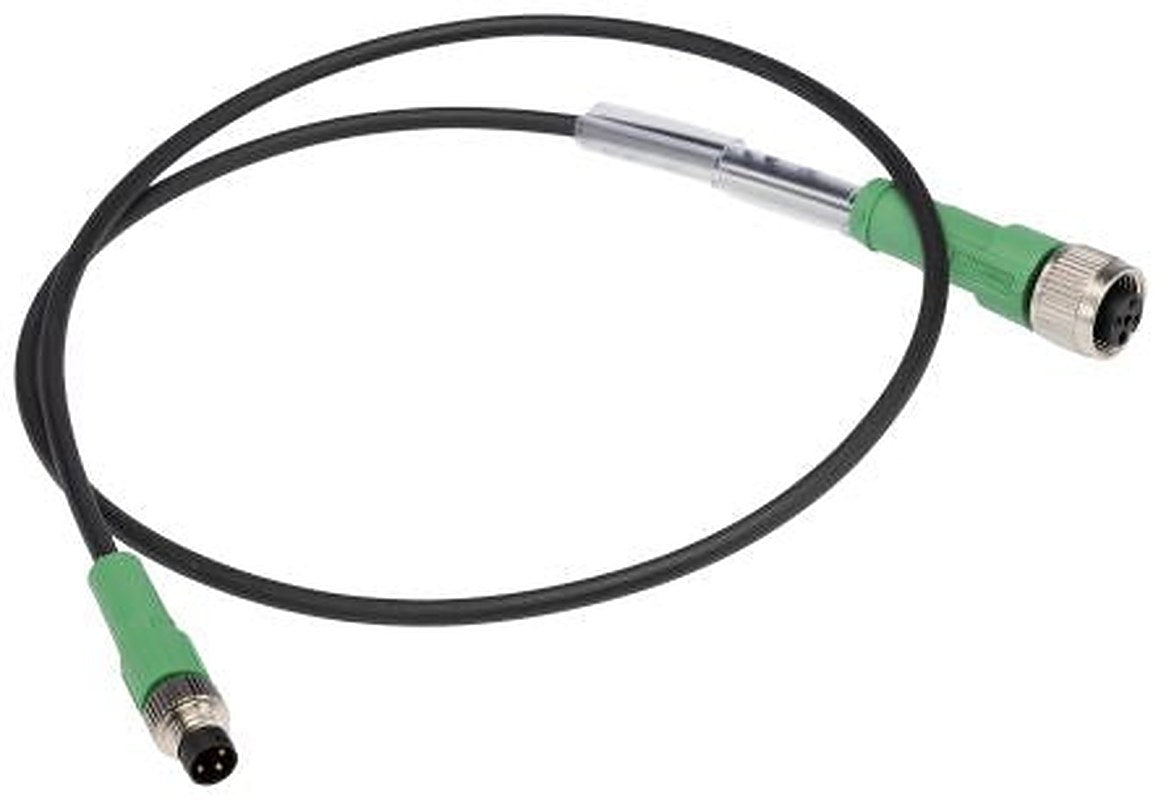Phoenix Contact Male 3 way M8, Straight to Female 3 way M12, Straight Sensor Actuator Cable, 600 mm