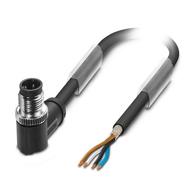 Phoenix Contact Male 4 way M12 to 4 way Unterminated Sensor Actuator Cable, 1.5 m