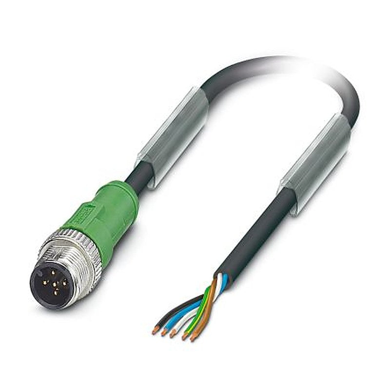 Phoenix Contact Male 5 way Straight to 5 way Unterminated Sensor Actuator Cable, 10 m