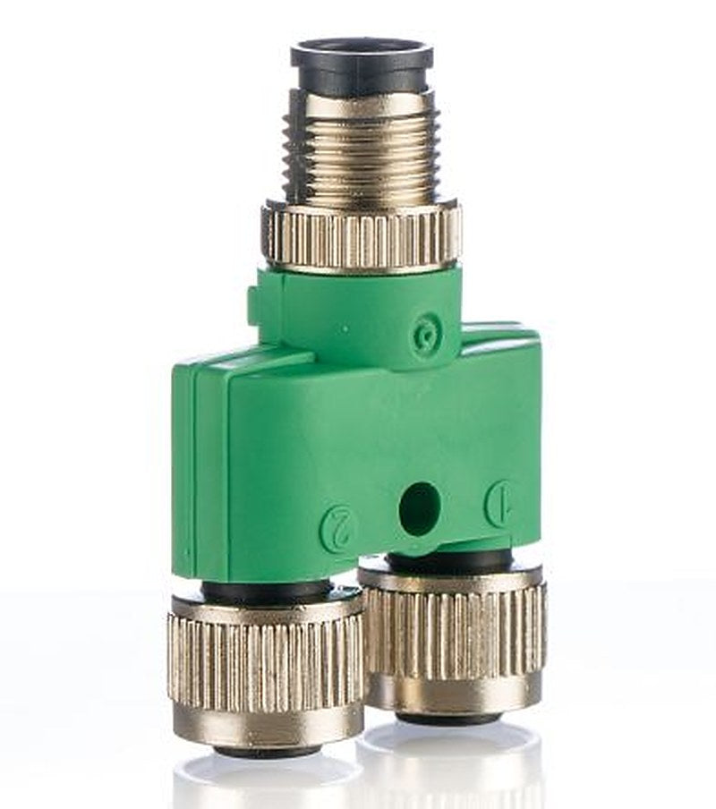 Phoenix Contact Straight Circular Connector Adapter 5 M12 Male 5 M12 Female