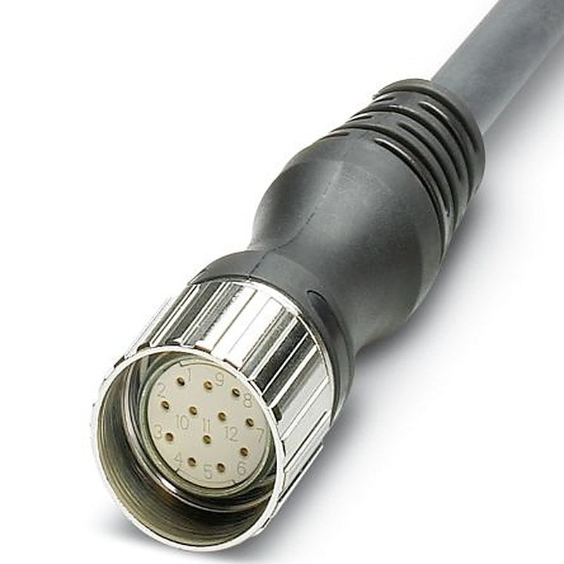 Phoenix Contact Female 12 way M23 to 12 way Free Cable End Sensor Actuator Cable, 5 m