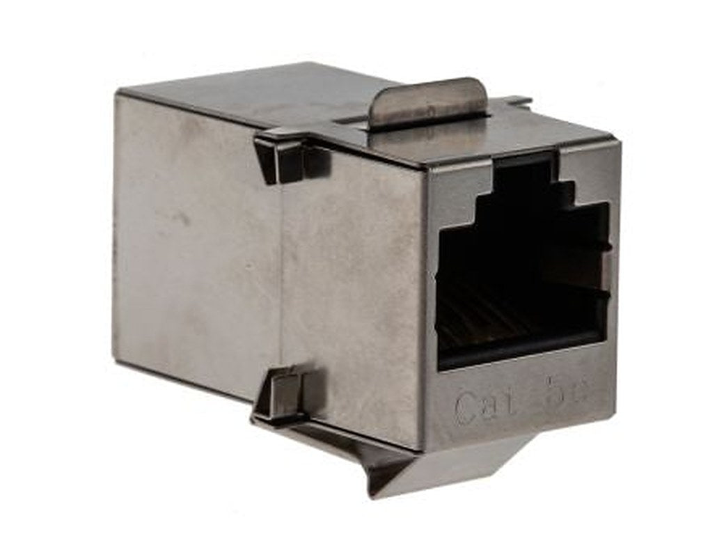 Phoenix Contact VS-08-BU-RJ45/BU Series 1 Port RJ45 Shielded Modular Coupler, Cat5e