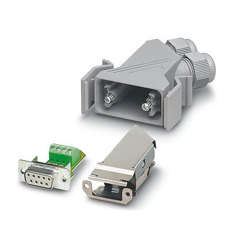 Phoenix Contact VS 9 Way Angled Cable D-Sub Connector, with Screw Female