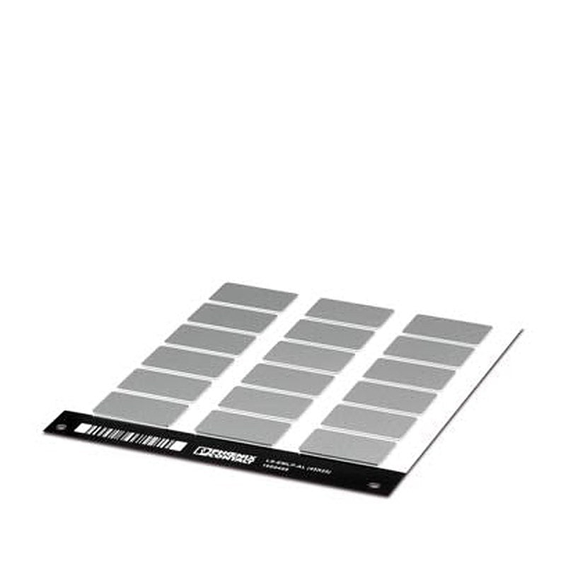 Phoenix Contact Panel Marking, 25 mm Length, 25 mm Height 1689499 Silver