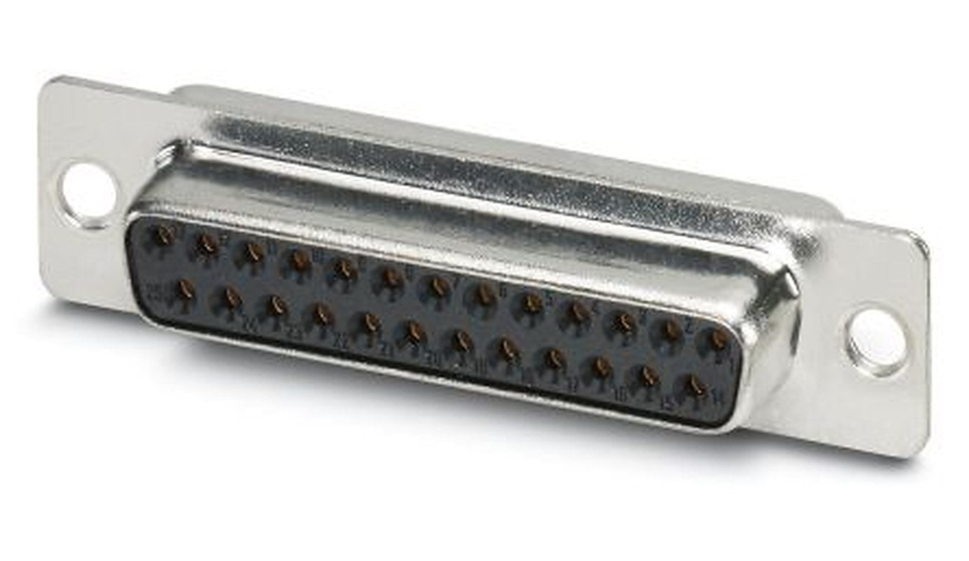 Phoenix Contact VS-25-BU-DSUB-EG 25 Way Straight Panel Mount D-Sub Connector