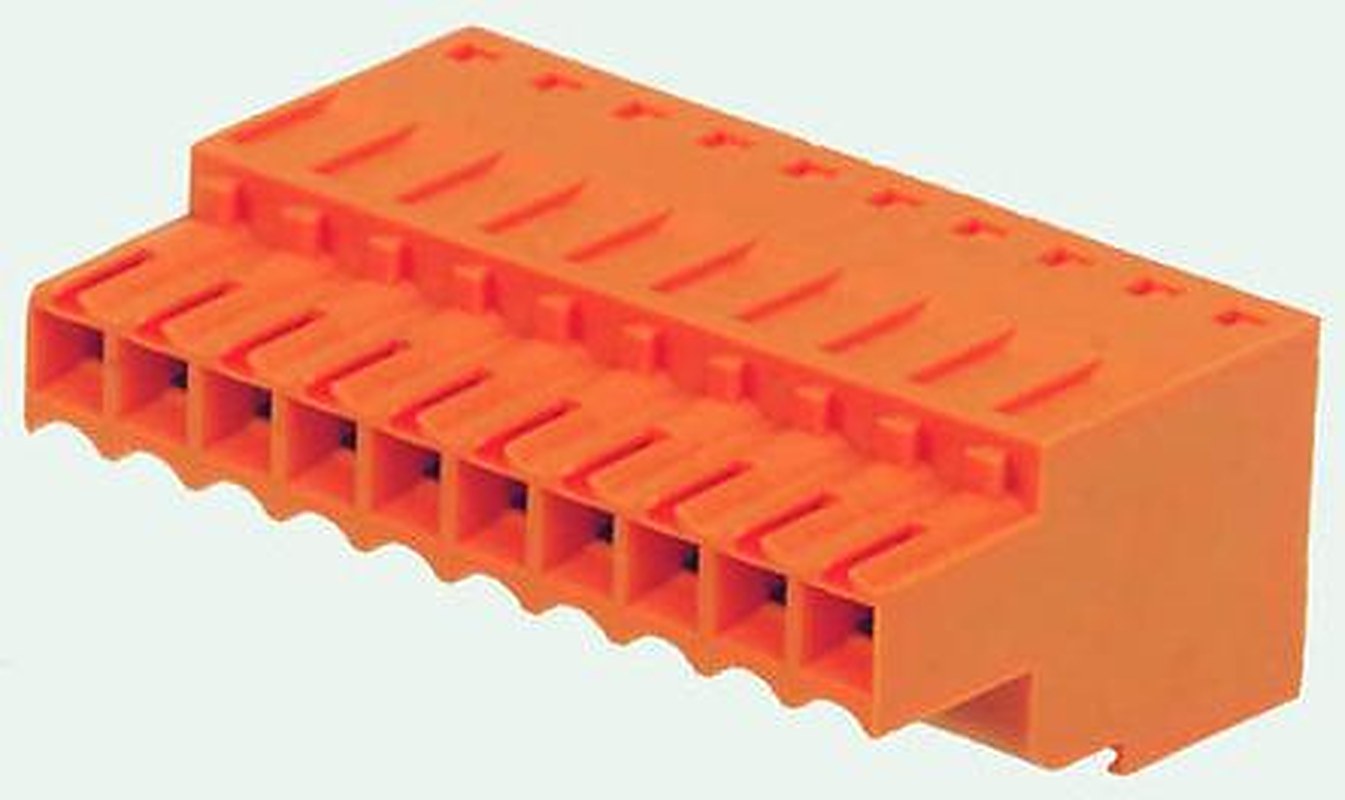 Weidmüller BL Series Pluggable Terminal Block, 3-Contact, 3.5 mm Pitch, 1 Row