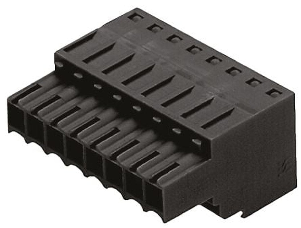Weidmüller BL Series Pluggable Terminal Block, 3-Contact, 3.5 mm Pitch, 1 Row