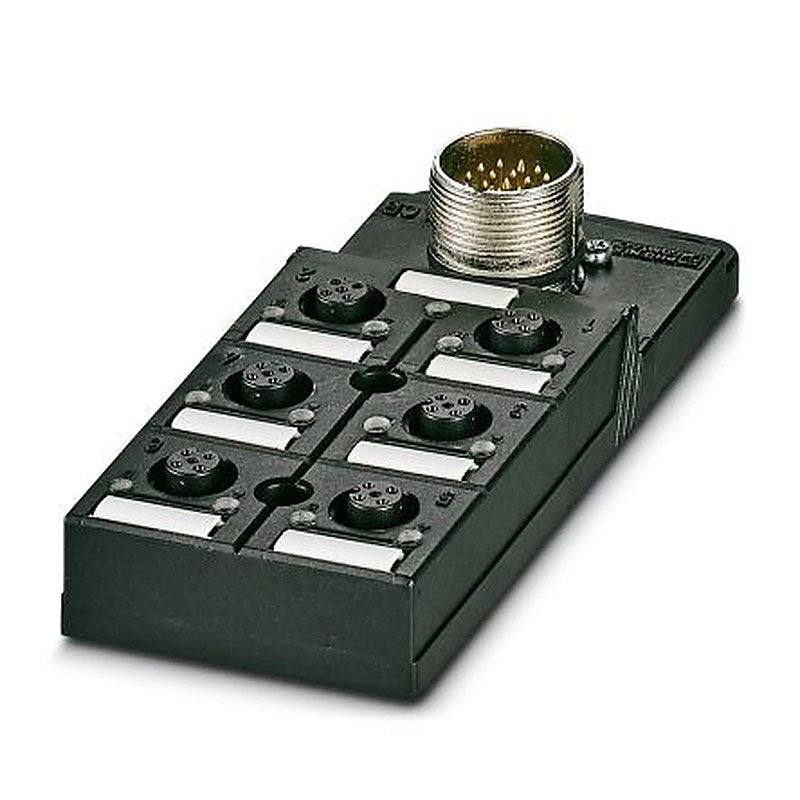 Phoenix Contact SACB Series Sensor Box, 6 Port, M12