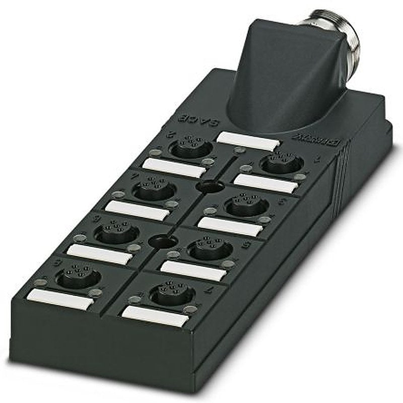 Phoenix Contact SACB-8/8-L-M23 180 Series Sensor Box, 8 Port, M12