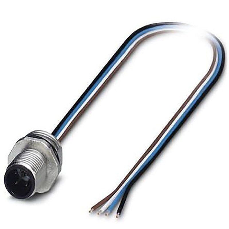 Phoenix Contact Male 4 way M12 to 4 way Free Cable End Sensor Actuator Cable, 500 mm