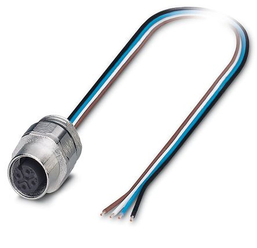 Phoenix Contact Circular Connector, 4 Contacts, Screw, M12 Connector, Socket, Female, IP67, SACC Series