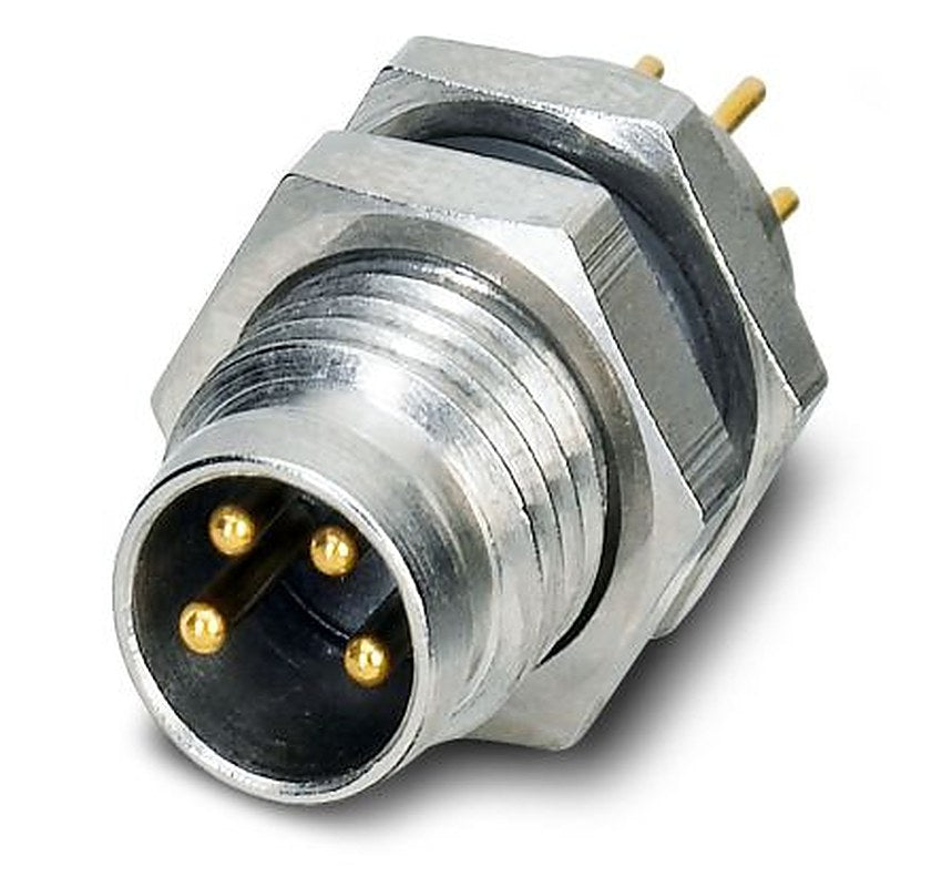 Phoenix Contact Circular Connector, 4 Contacts, Panel Mount, M8 Connector, Plug, Male, IP67, SACC Series