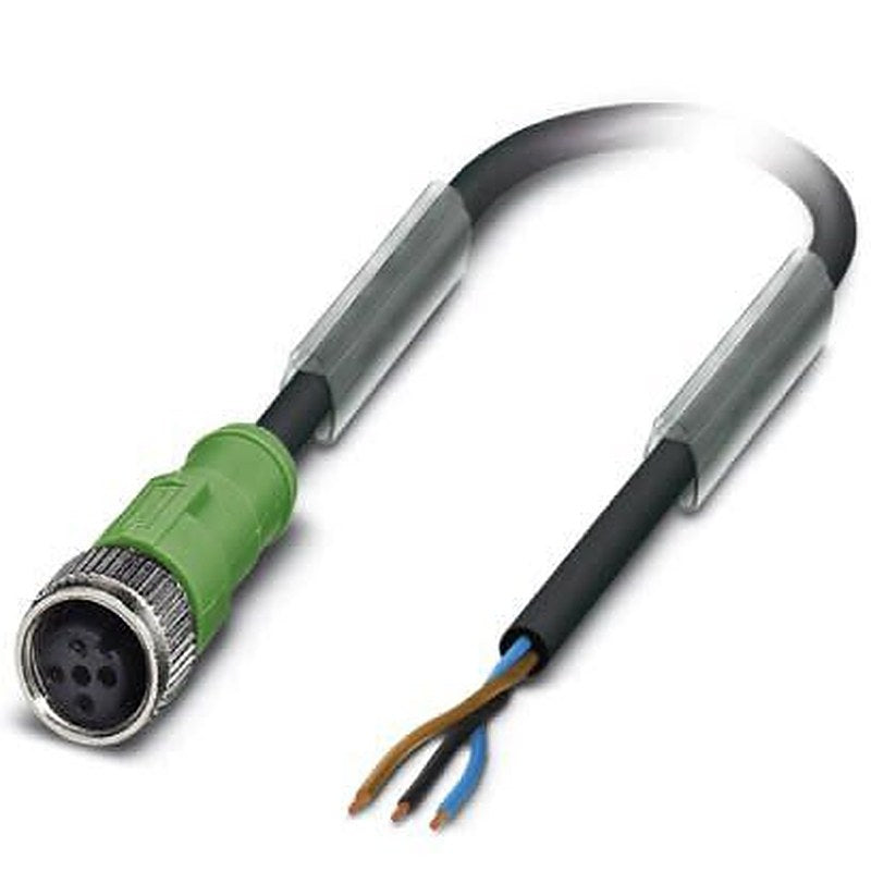 Phoenix Contact Female 3 way M12 to Sensor Actuator Cable, 3 m