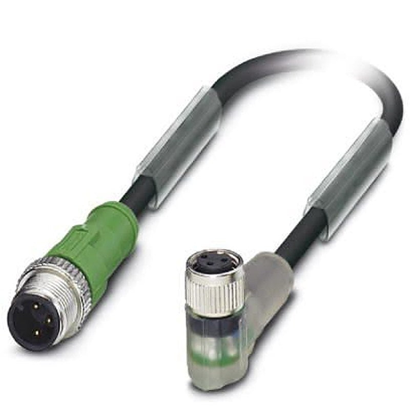 Phoenix Contact Male 3 way M12 to Female 3 way M8 Sensor Actuator Cable, 1 m